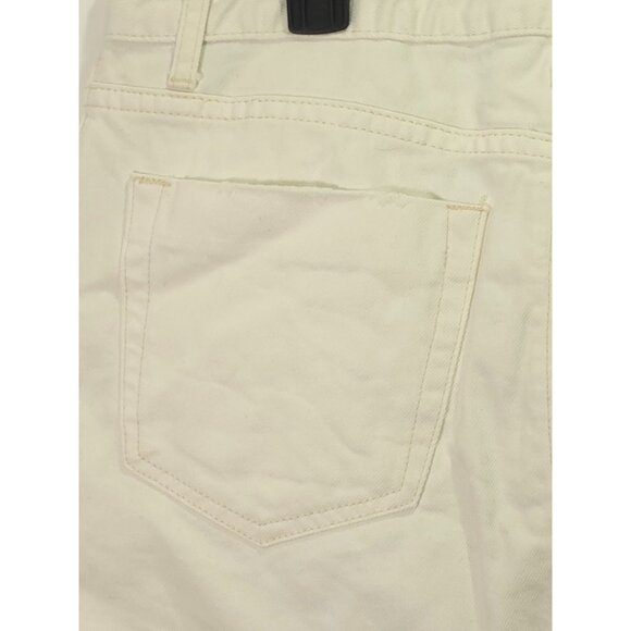 Vanilla Star White Distressed Mini Skirt Size 13 - Picture 8 of 10